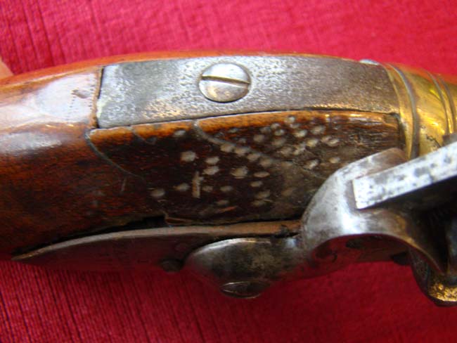 A British Navy brass barreled flintlock blunderbuss by James Farmer dated 1744 — image 9